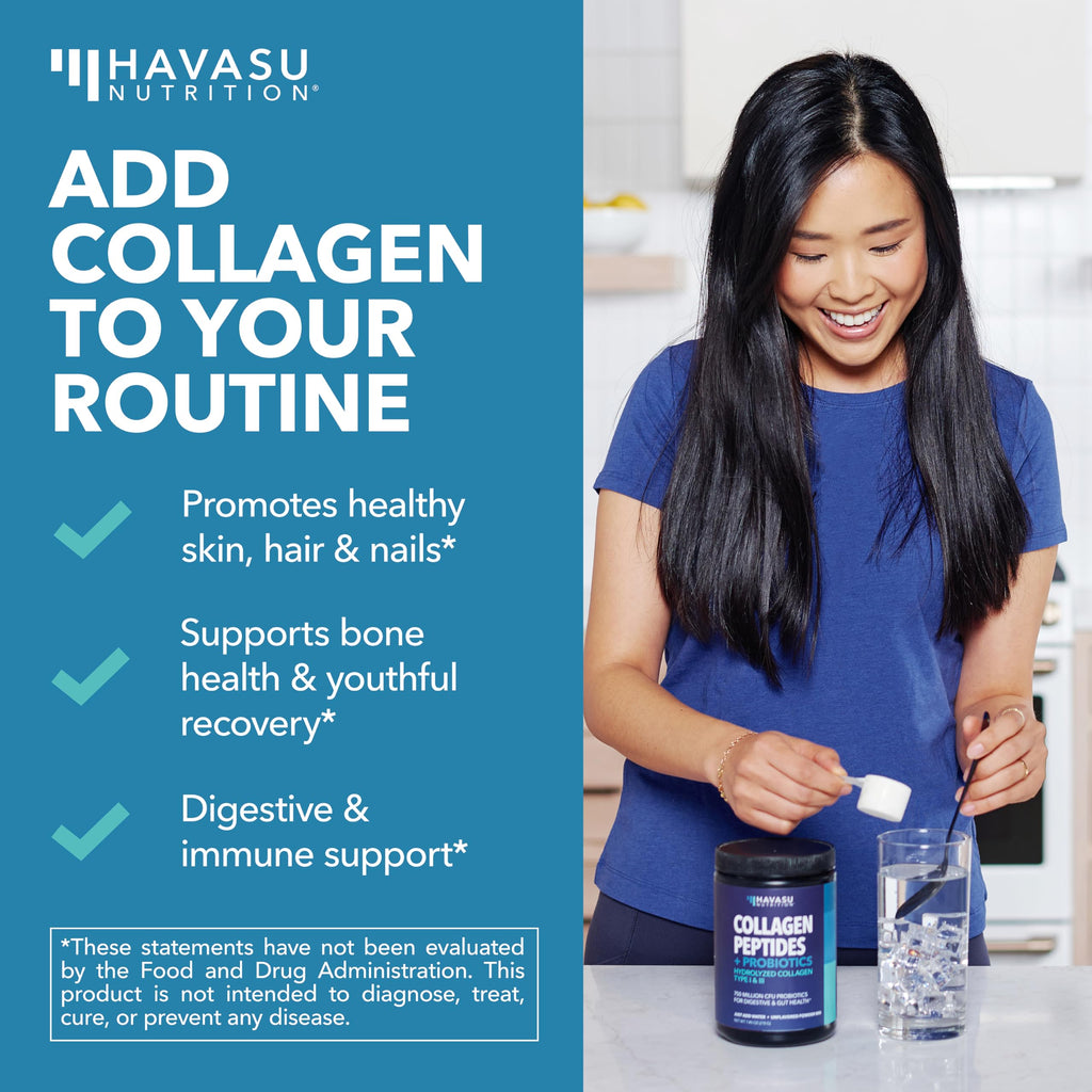 Unflavored Collagen Peptides Powder with Probiotics C318994