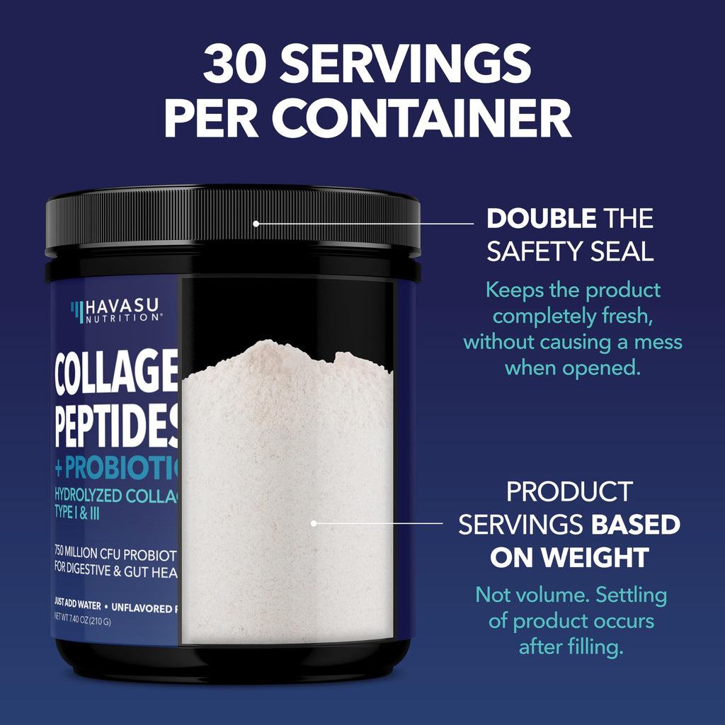 Unflavored Collagen Peptides Powder with Probiotics C318994