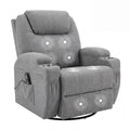 Small Swivel Rocker Recliner with Massage Z100