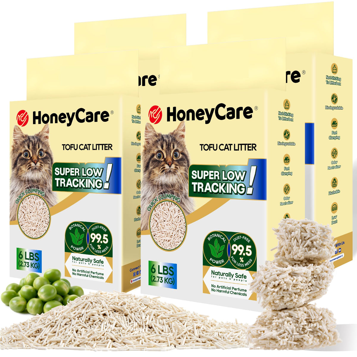 Tofu Cat Litter 24-lbs Value Pack W1071