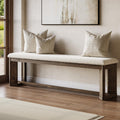 Upholstered Bench with Cushion P4292