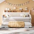White Daybed with Trundle A397834