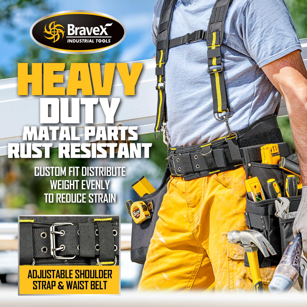 Tool Belt Suspenders 20 Bags 1200D Ballistic Nylon W46699