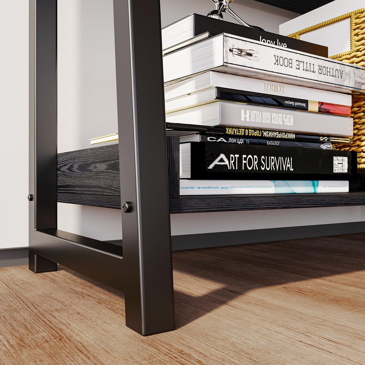 5-Tier Industrial Ladder Shelf Bookcase I236500