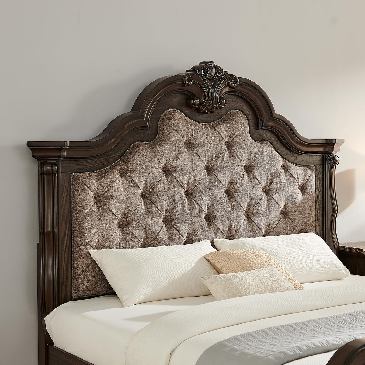 86" Eastern King Platform Wood Bed Frame M6989