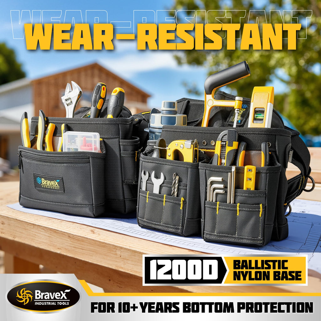 Tool Belt Suspenders 20 Bags 1200D Ballistic Nylon W46699