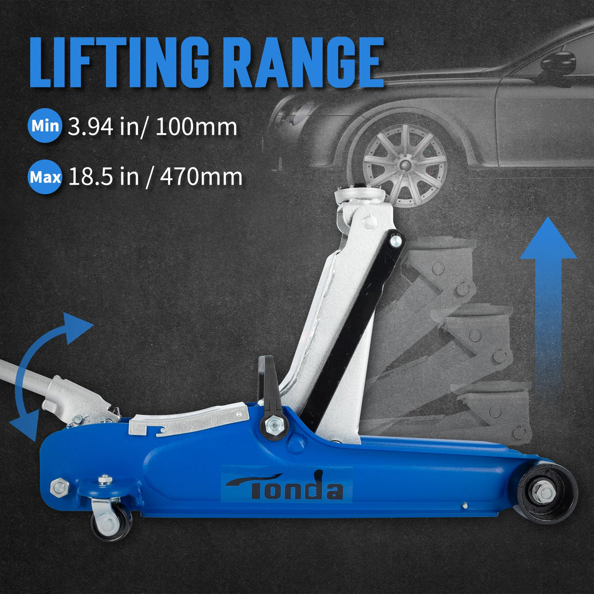 2.5 Ton Low Profile Car Jack O3451